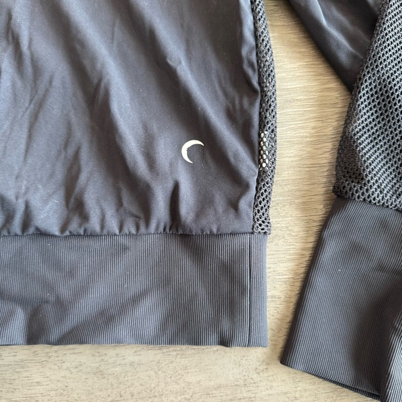 Zyia Black Mesh Winner Jacket Hoodie S - Picture 8 of 12